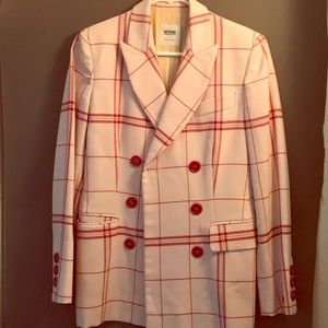 Like new wool double breasted Moschino blazer.
